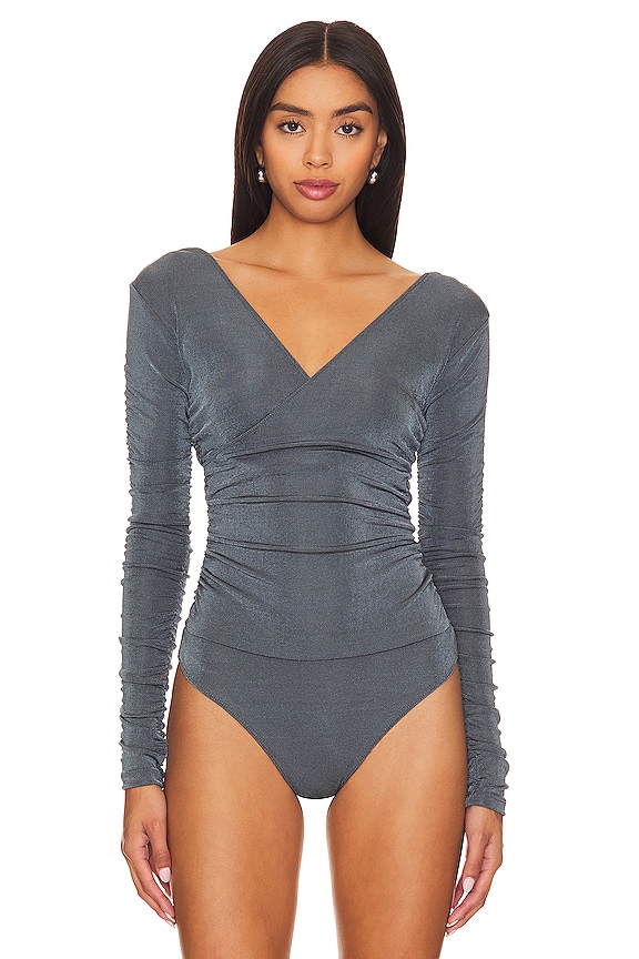 view 2 of 5 x Intimately FP Reya Bodysuit In Storm Water in Storm Water