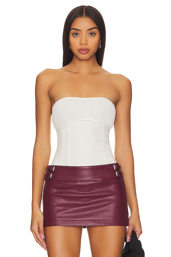 view 2 of 5 x REVOLVE Elvie Corset Top in Ivory Combo