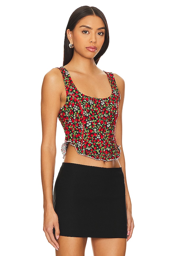 view 2 of 4 Melanie Tank in Strawberry Combo