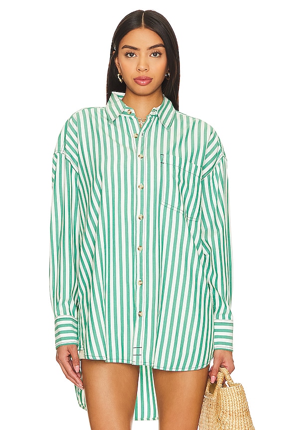 view 2 of 5 WE THE FREE FREDDIE 셔츠 in French Green Combo