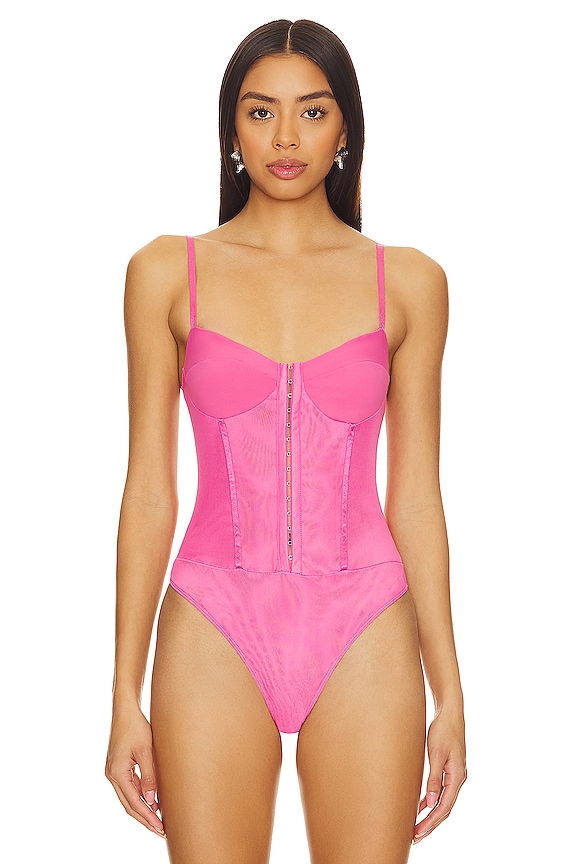 view 2 of 5 INTIMATELY FP NIGHT RHYTHM コルセットボディスーツ in Lucky Pink