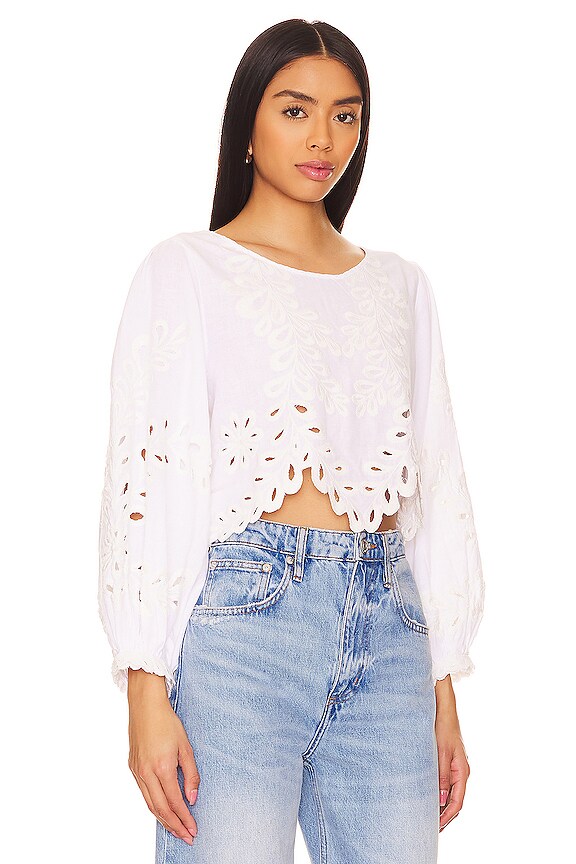view 2 of 4 Oleander Top in Ivory