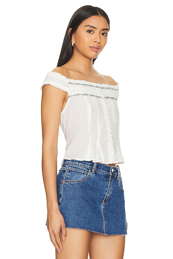 view 2 of 4 x REVOLVE Sweet As Pie Top in White