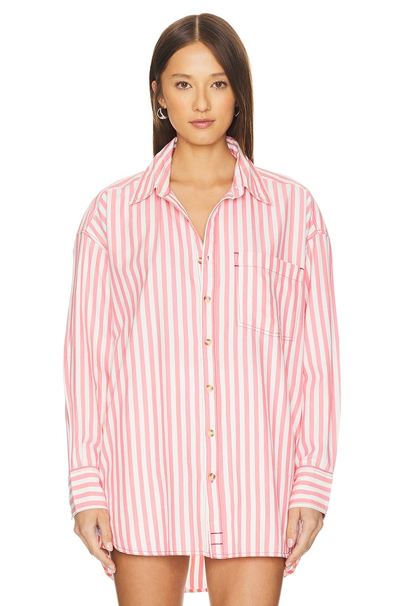 view 2 of 6 CHEMISE FREE PEOPLE FREDDIE in Coral