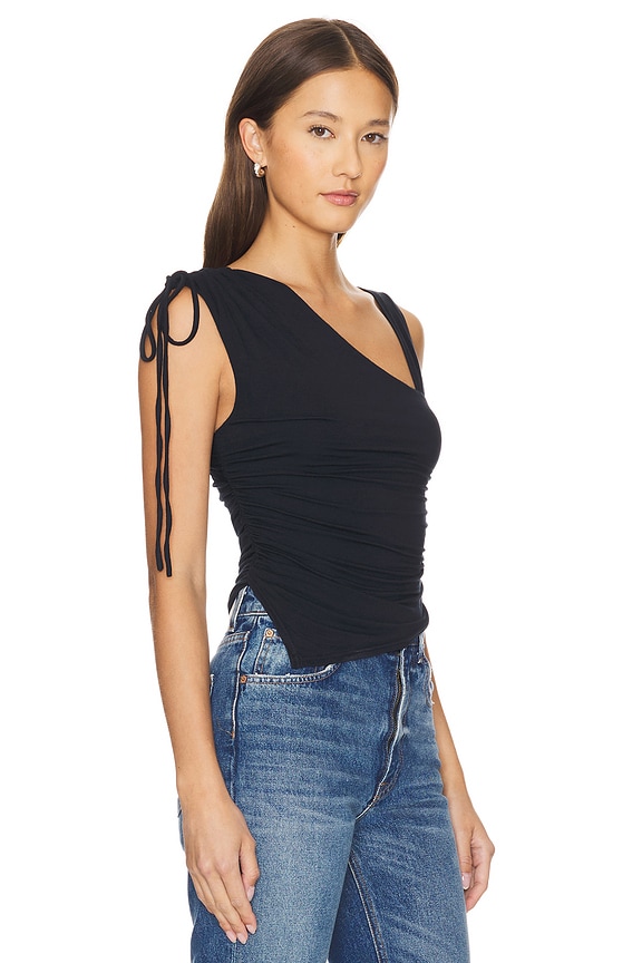 view 2 of 4 FREE PEOPLE DANCING IN THE SAND タンクトップ in Black