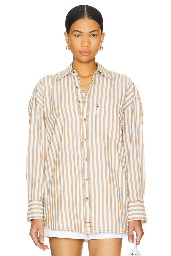 view 2 of 6 CHEMISE FREE PEOPLE FREDDIE in Neutral Combo