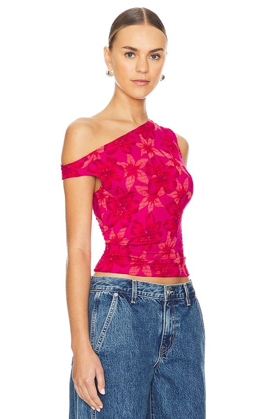 view 2 of 4 x REVOLVE Shea Top in Magenta Combo