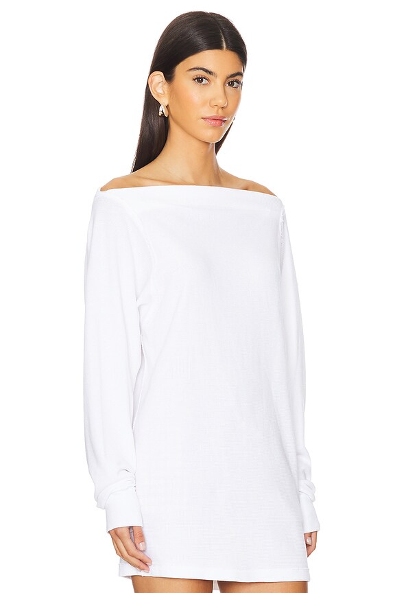 view 2 of 4 Sammie Thermal Top in Optic White