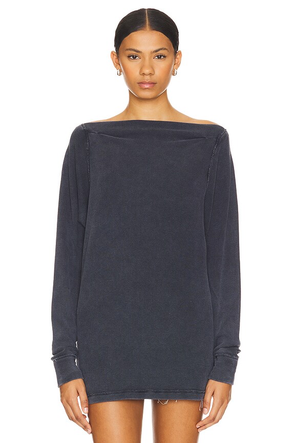 view 2 of 5 FREE PEOPLE SAMMIE サーマルトップ in Black