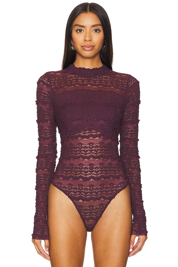 view 2 of 5 INTIMATELY FP ANGELINA 바디수트 in Wine Tasting