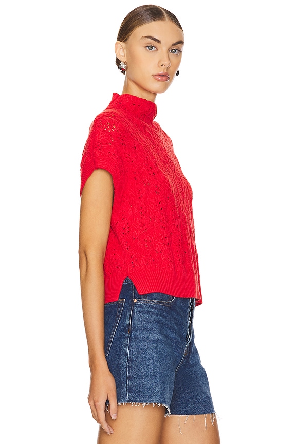 view 2 of 5 FREE PEOPLE VICKIE 먹넥 스웨터 in Heart Eyes