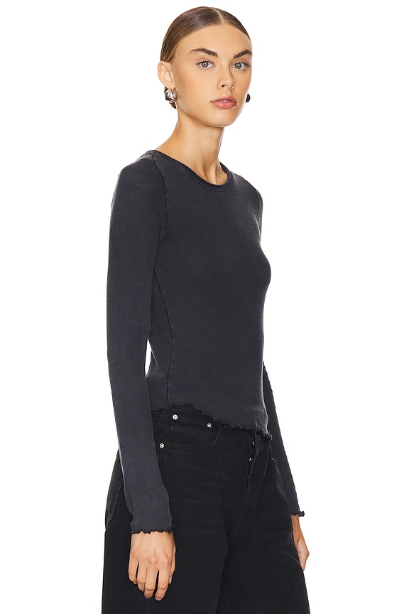 view 2 of 4 FREE PEOPLE BE MY BABY 롱 슬리브 in Black