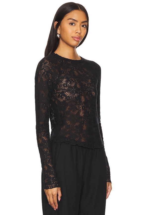 view 2 of 4 In The Meadow Tee in Black