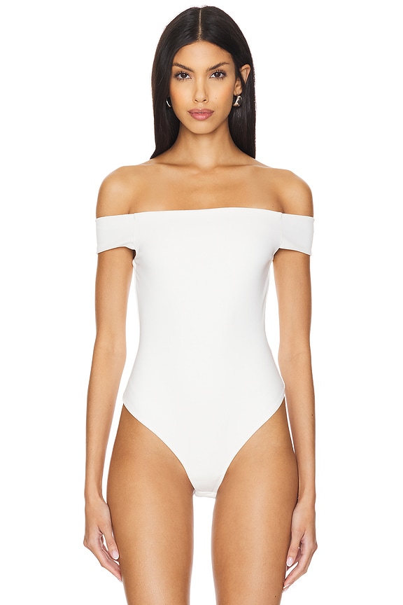 view 2 of 5 FREE PEOPLE OFF TO THE RACES 바디수트 in Ivory