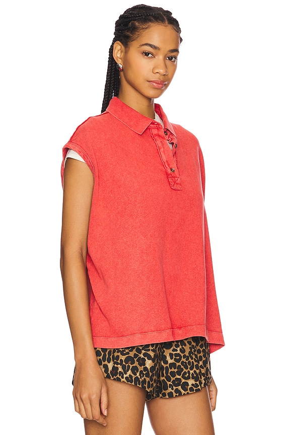 view 2 of 4 FREE PEOPLE KEEP ON 폴로 in Fiery Red