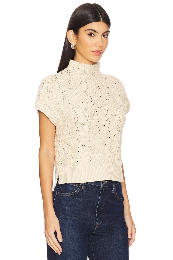 view 2 of 4 SWEAT COL CHEMINÉE FREE PEOPLE VICKIE in Macadamia