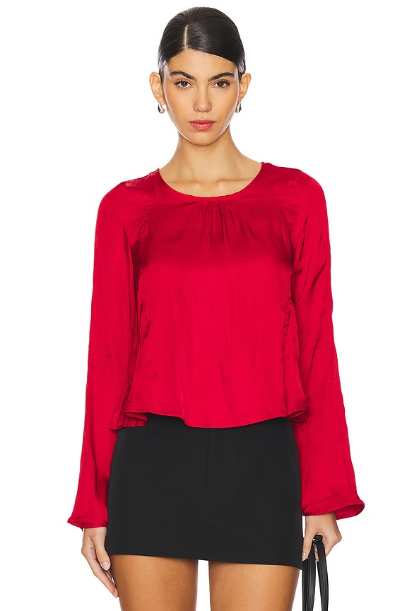 view 2 of 5 BLUSA FREE PEOPLE ARABELLA in Rubies