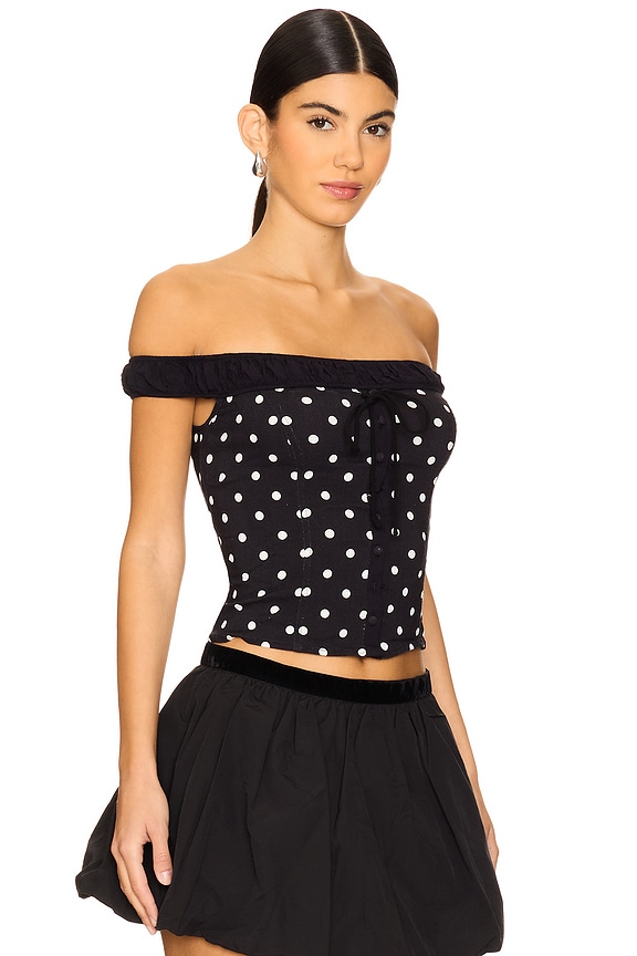 view 2 of 4 x REVOLVE Sophia Printed Top in Black Combo