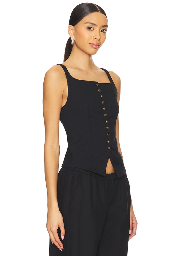 view 2 of 5 A Moment In Time Vest in Black