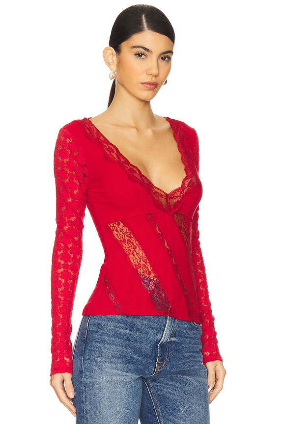 view 2 of 4 FREE PEOPLE THIS COULD BE US トップ in Salsa