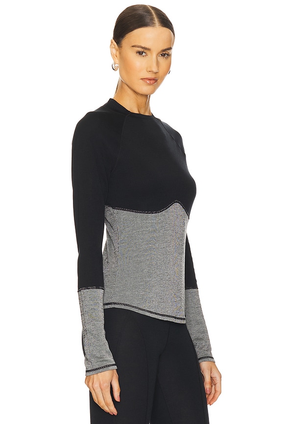 view 2 of 4 x FP Movement Moonlight Base Layer Long Sleeve Top in Black