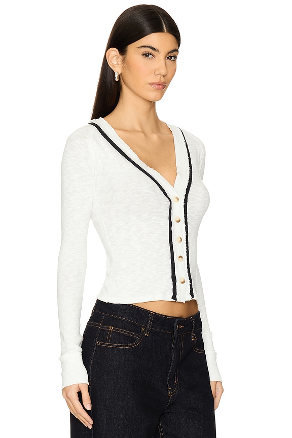 view 2 of 4 x We The Free Tipton Cardi in Ivory Combo