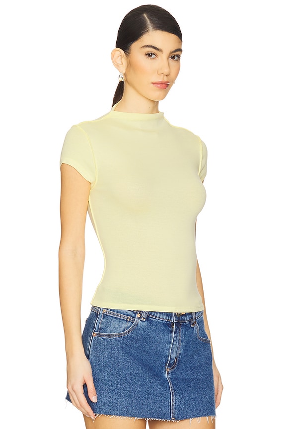 view 2 of 4 FREE PEOPLE CLOSE TO YOU トップ in Yellow