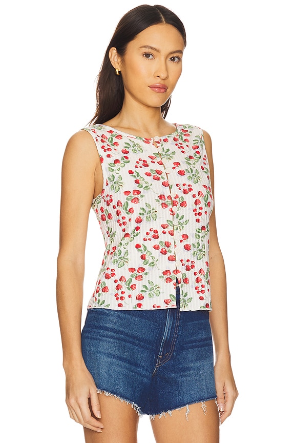 view 2 of 5 Tilly Vest in Antique Ivory Combo