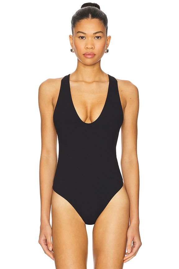 view 2 of 5 Sydney Halter Bodysuit in Black