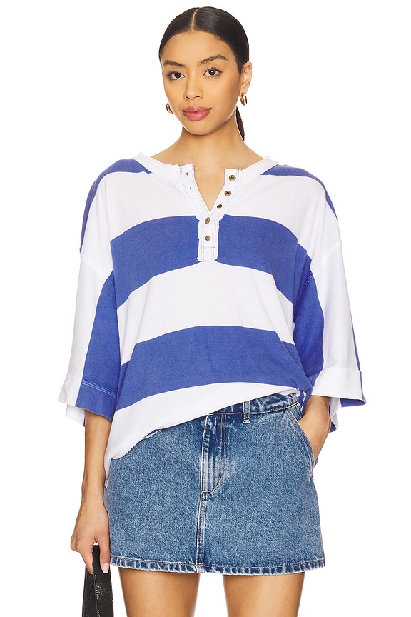 view 1 of 4 Wonderful Tee in Blue Combo