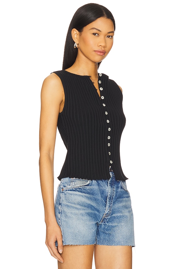 view 2 of 4 Tilly Vest in Black