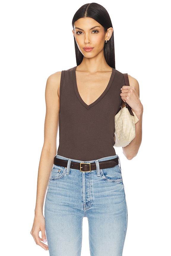 view 1 of 4 NERIA タンクトップ in Double Espresso