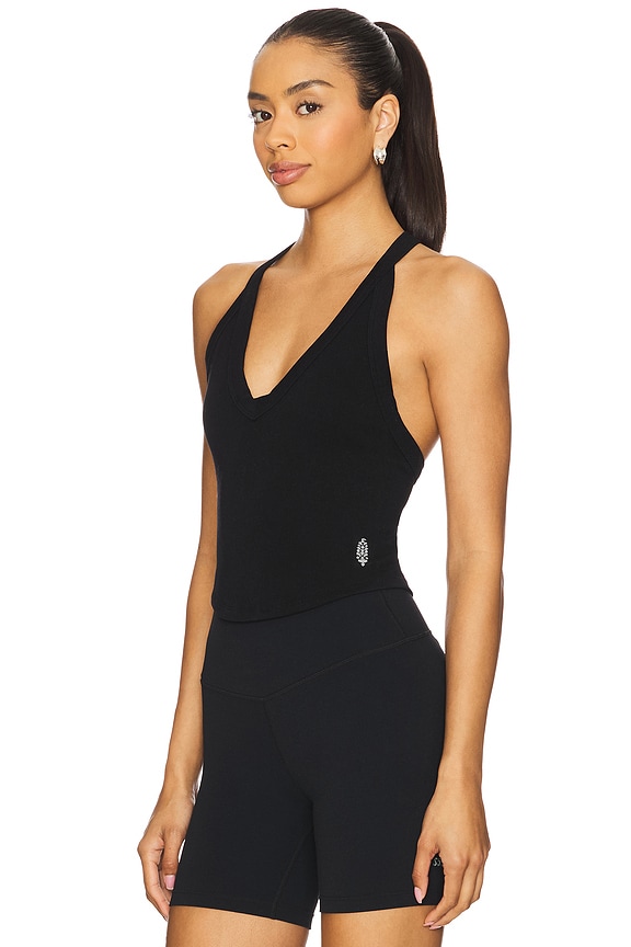 view 2 of 4 x FP Movement All Clear V Neck Cami in Black