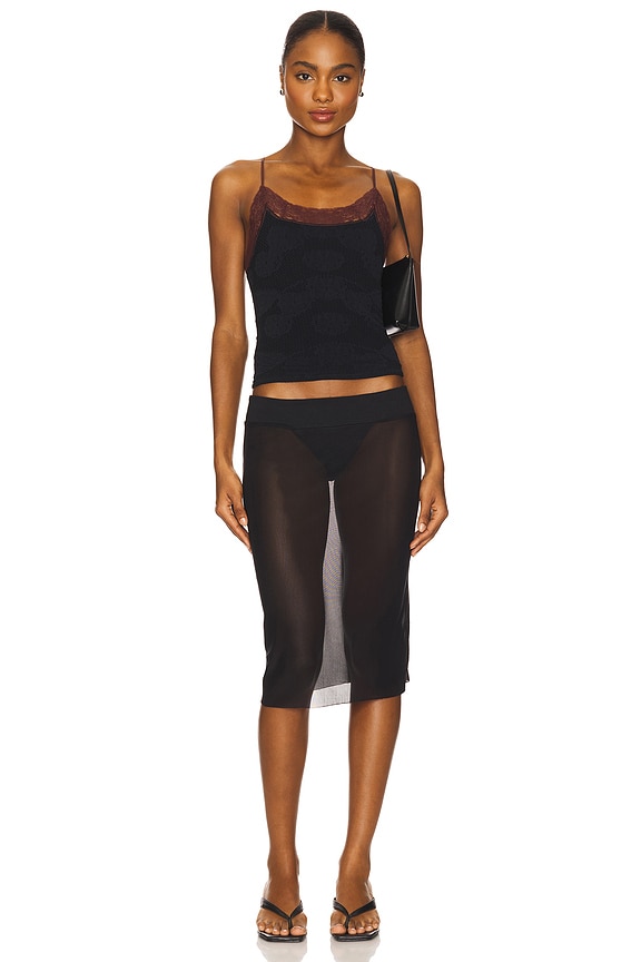 Free People Jules Seamless Cami in Black Combo | REVOLVE
