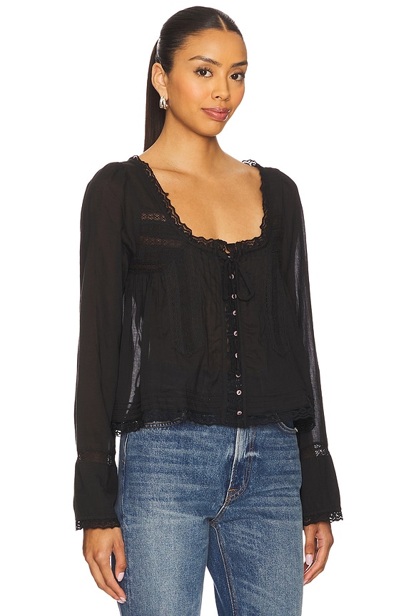 view 2 of 4 Longsleeve Evermore Top in Black