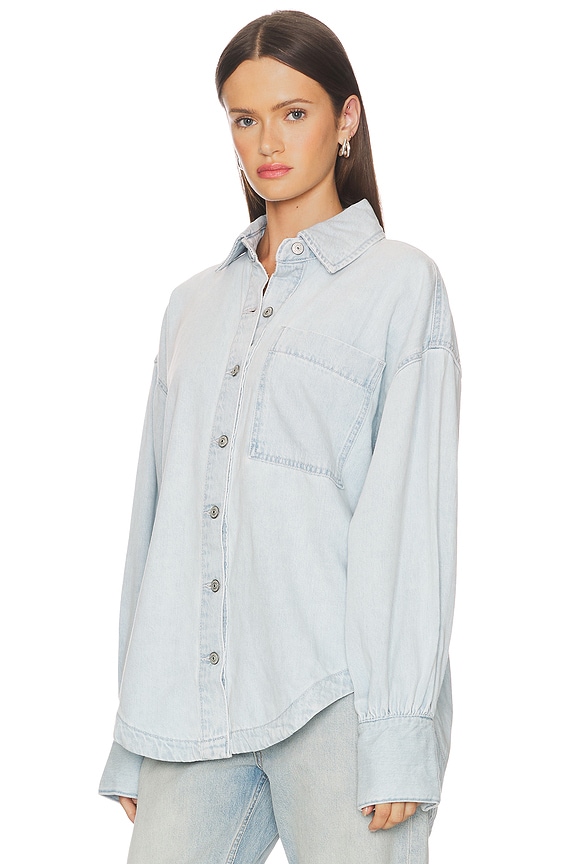 view 2 of 4 CAMISA DENIM ASHLEY in Classic Blue