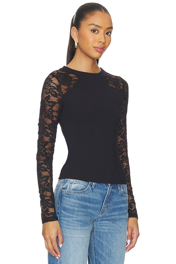 view 2 of 4 x Intimately FP No Excuses Long Sleeve In Black in Black