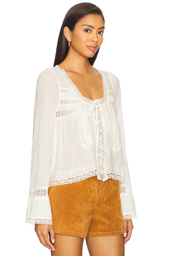 view 2 of 4 Longsleeve Evermore Top in Ivory