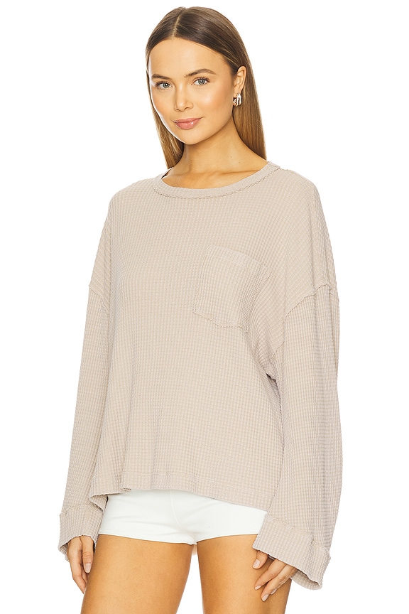 view 2 of 4 x We The Free Dawson Pocket Thermal In Neutral in Neutral