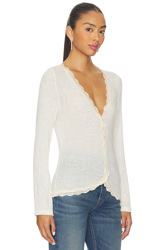 view 2 of 4 Big Love Cardi in Oatmeal Heather