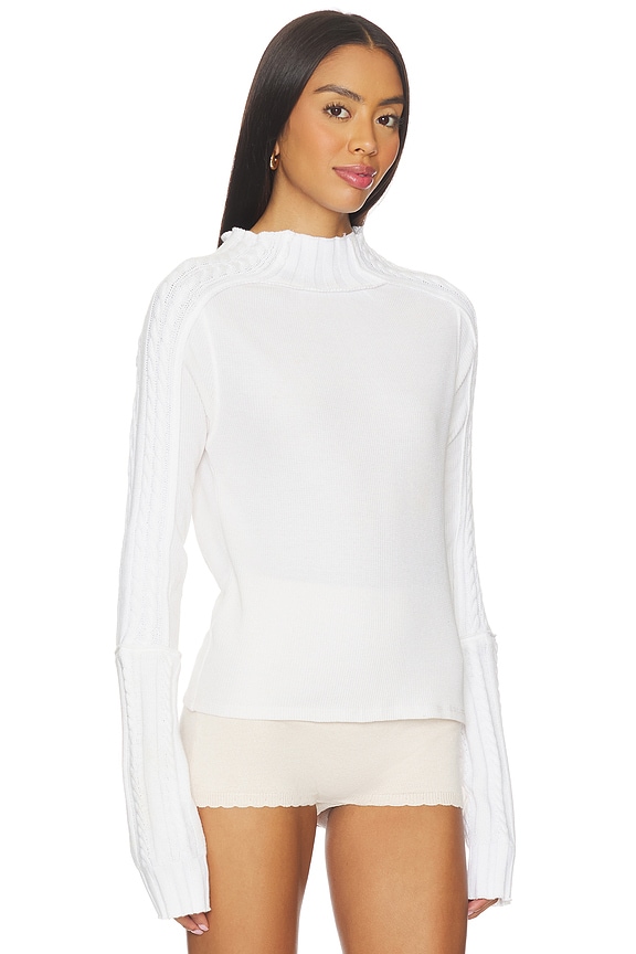 view 2 of 4 x We The Free Breezy Swit Top In Ivory in Ivory