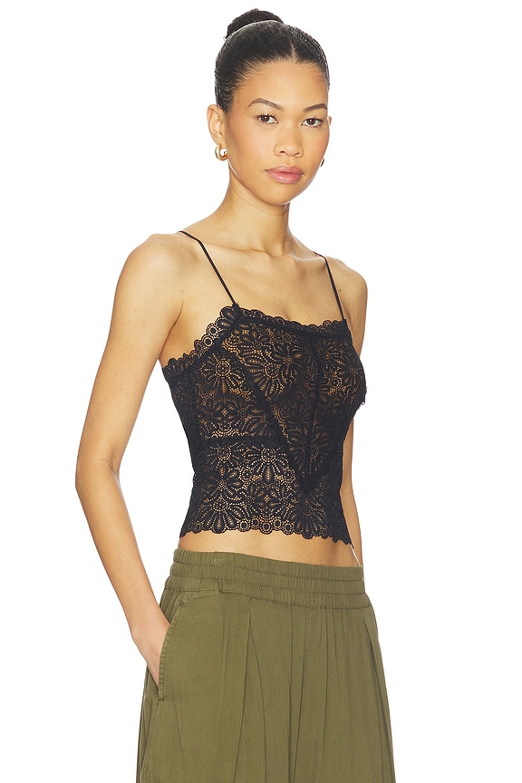 view 2 of 4 Love And Lace Cami in Black