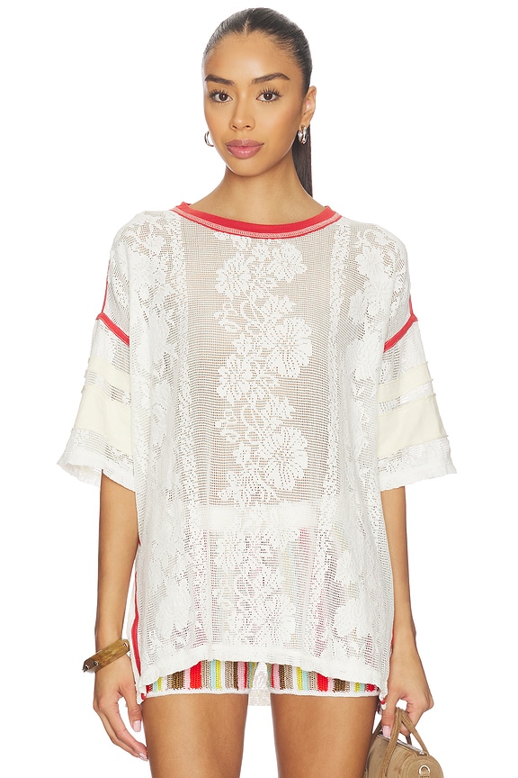 view 2 of 6 CAMISETA WE THE FREE BEST MATCH in Clean Ivory Combo