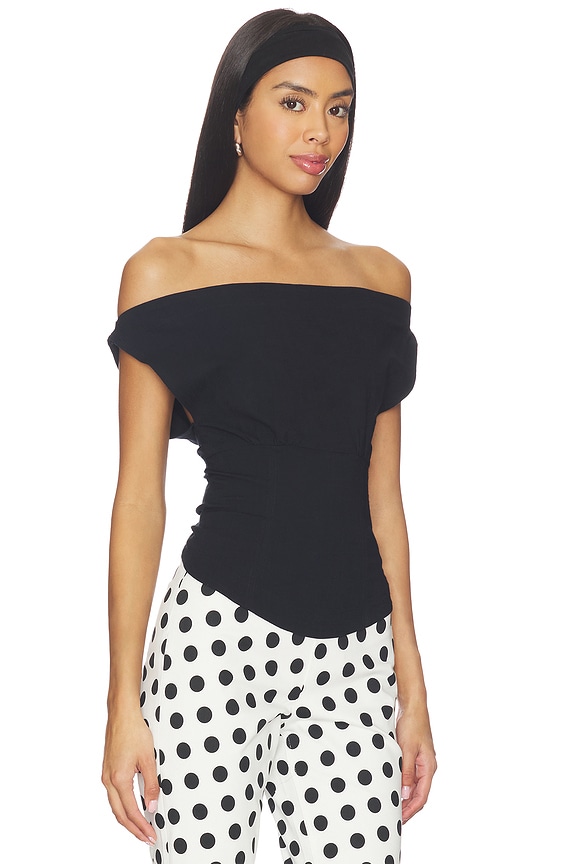 view 2 of 4 Harper Top in Black