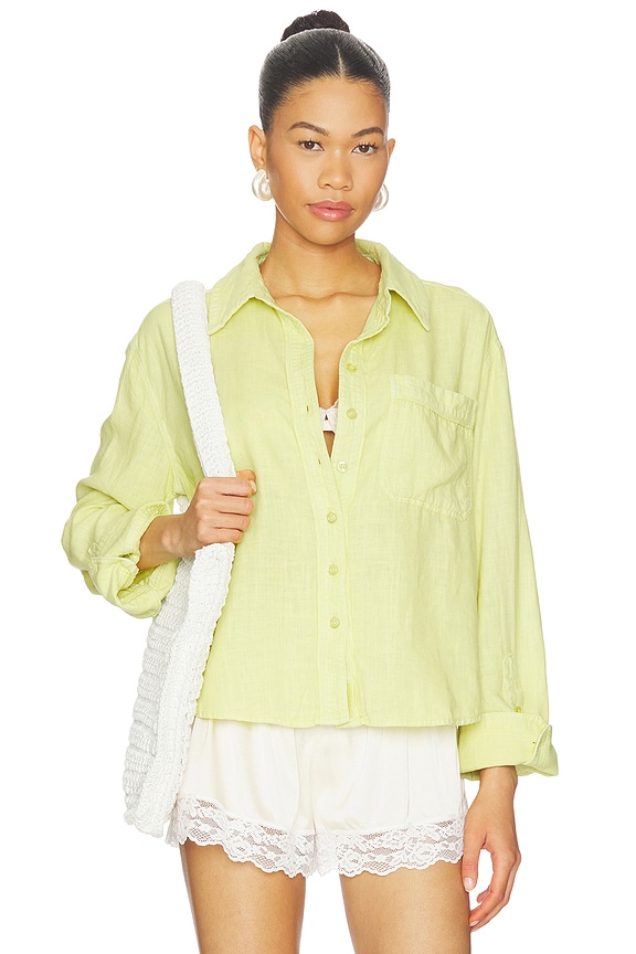 view 1 of 4 x We The Free Linen Laurel Top in Early Bloomer