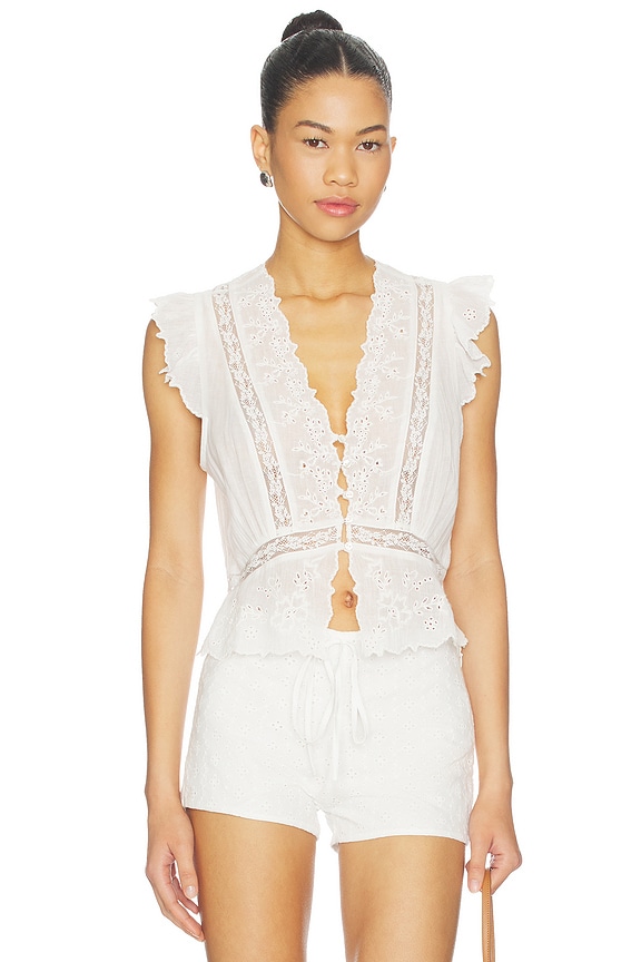 view 1 of 4 Day Dreamer Top in Ivory