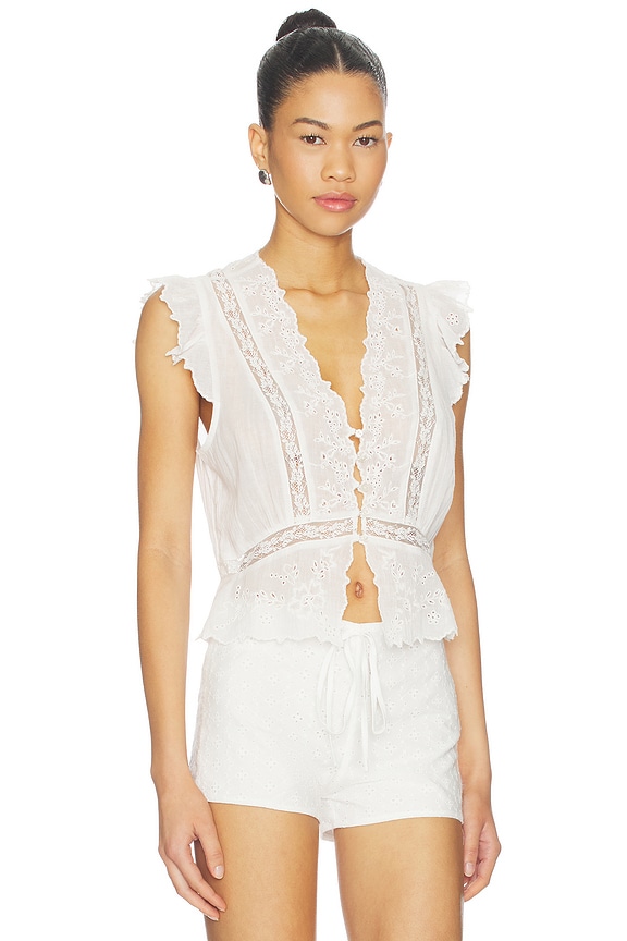 view 2 of 4 Day Dreamer Top in Ivory