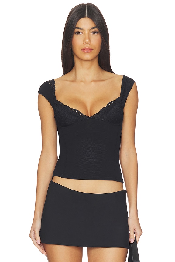 view 1 of 4 CAMISETA BLUSH HOUR in Black