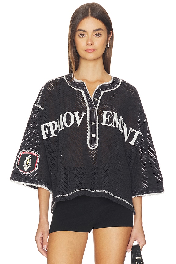 view 1 of 6 CAMISETA CAMP OUT in Black