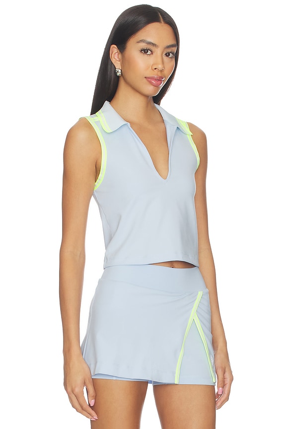 view 2 of 4 TOP POLO FOREHAND in Arctic Snow